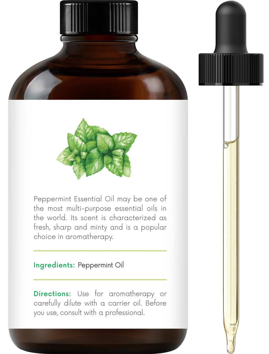 Lemon Peppermint Lavender Essential Oil Set 4 Fl. Oz E304