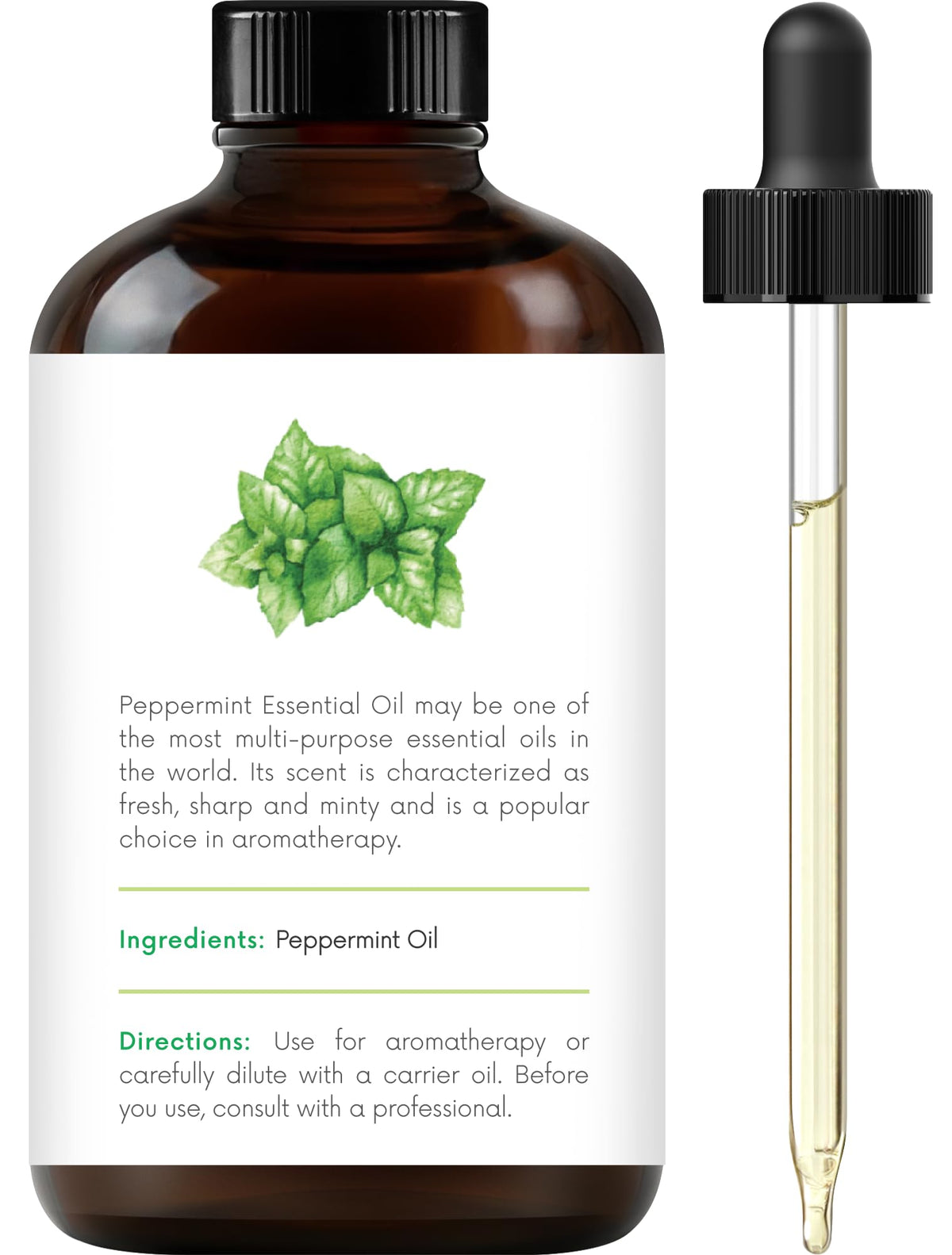 Lemon Peppermint Lavender Essential Oil Set 4 Fl. Oz E304