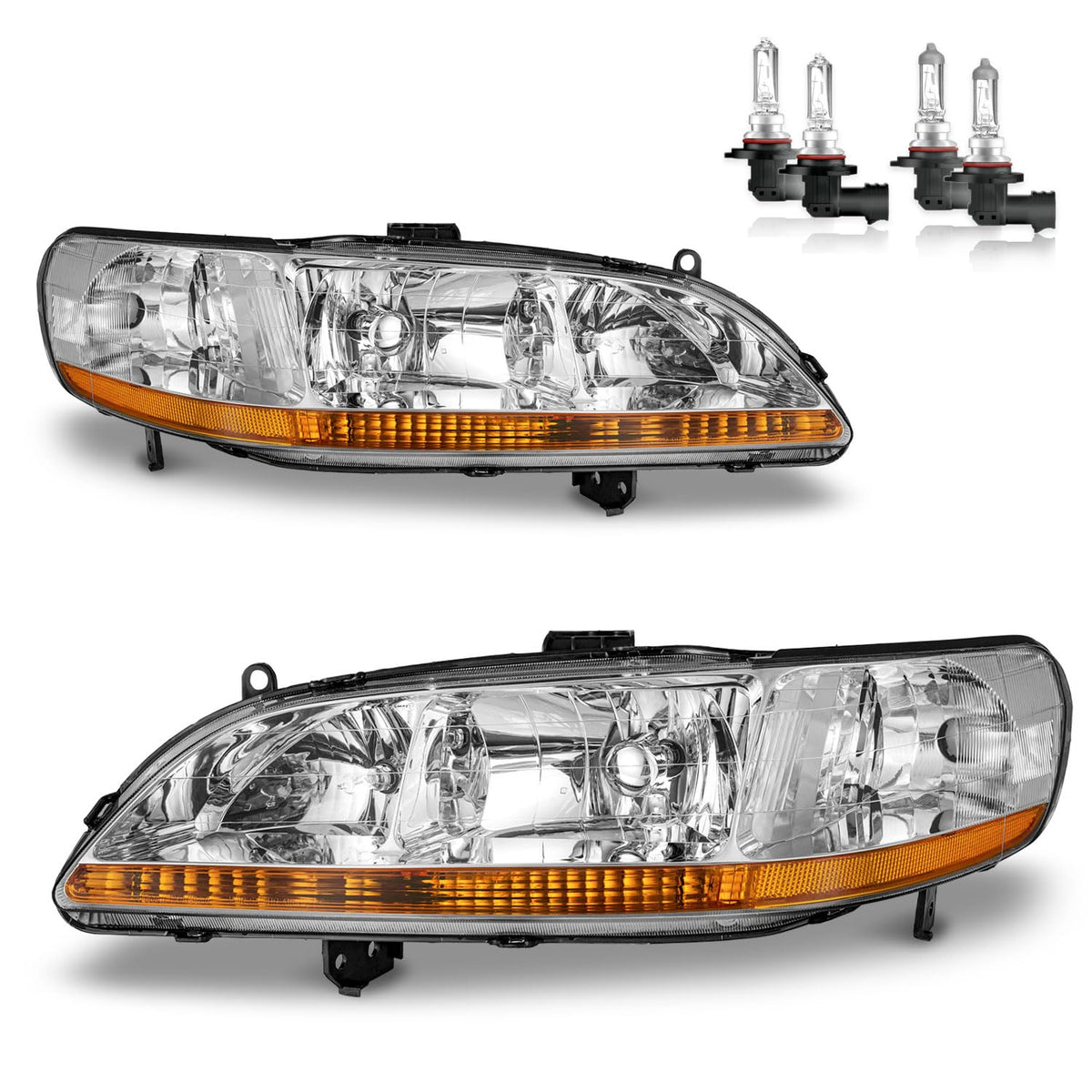 Headlights with High/Low Beam Bulbs K182647