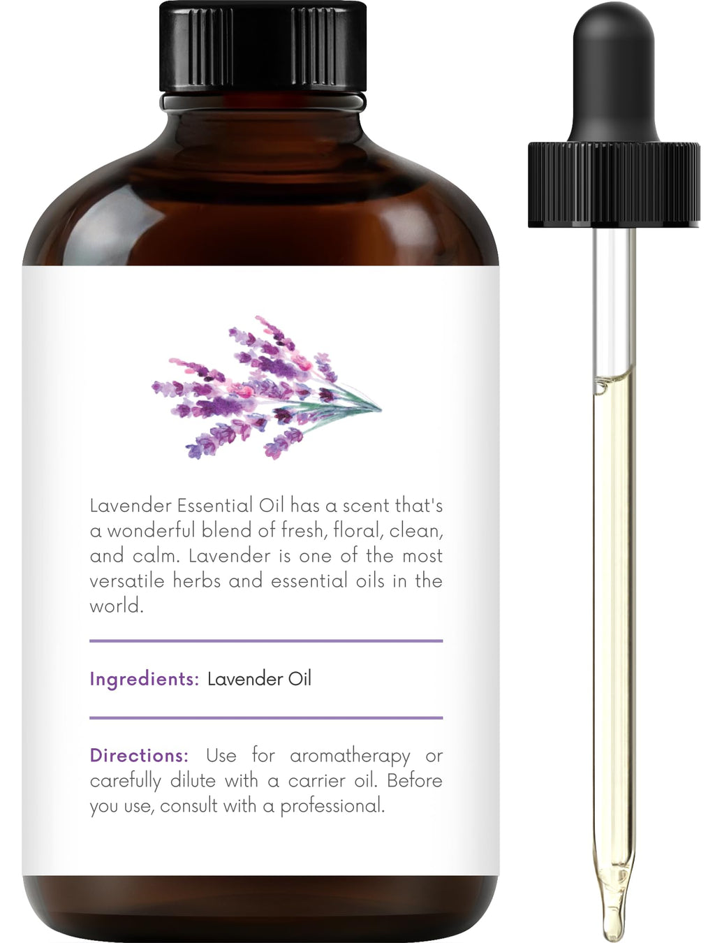Lemon Peppermint Lavender Essential Oil Set 4 Fl. Oz E304