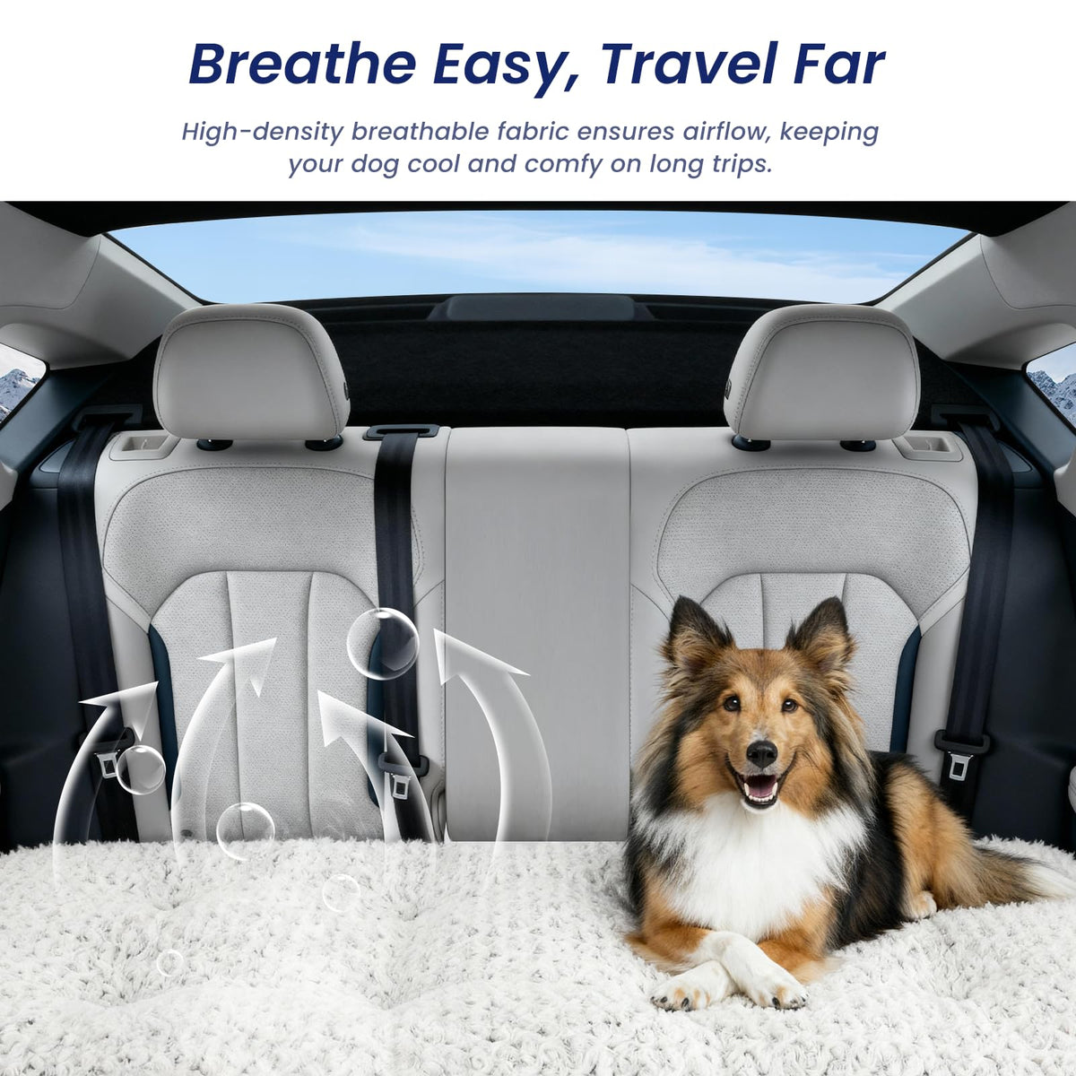3.5" Thick Plush Non-Slip Dog Bed Mat P525