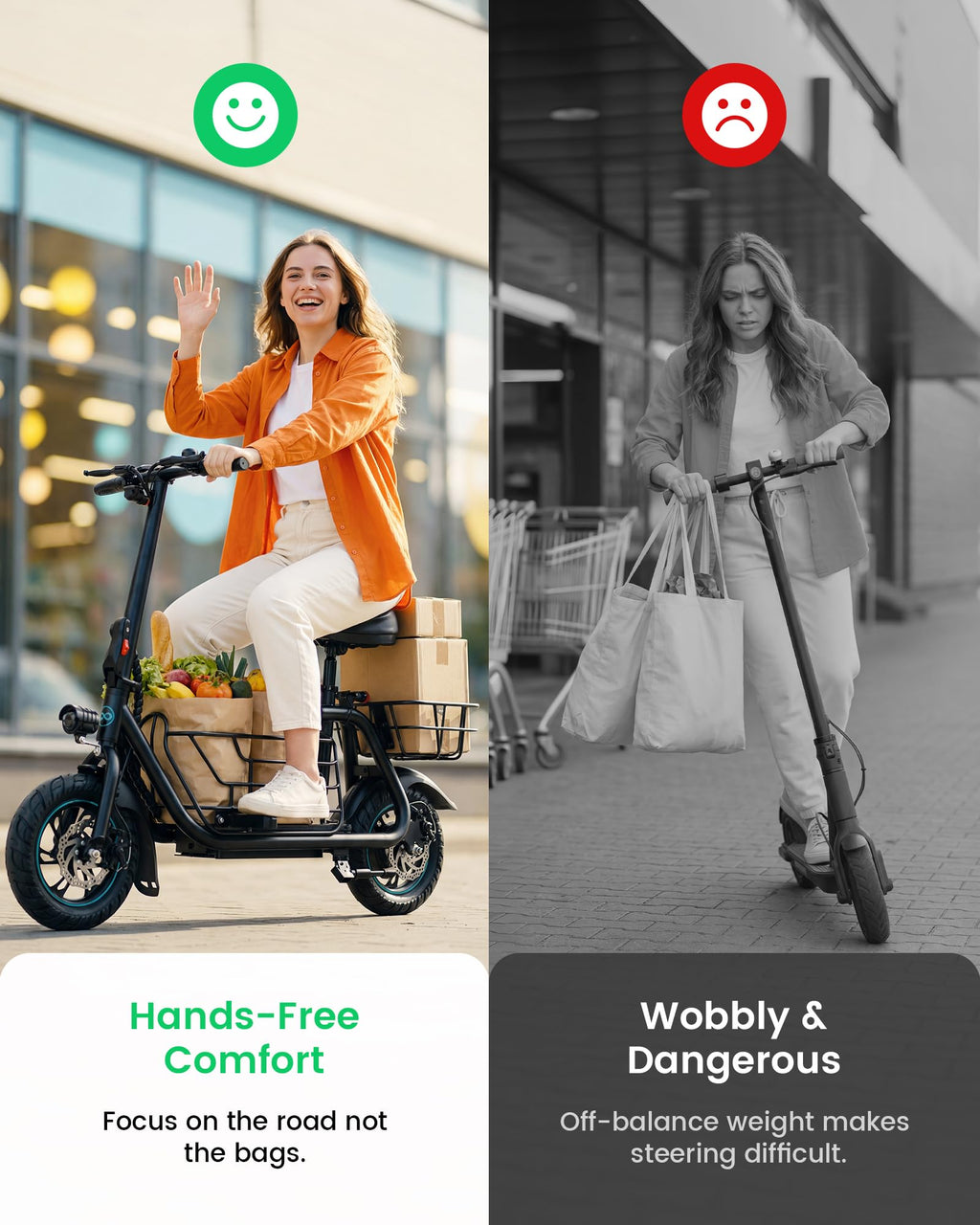 Electric Scooter with Seat J25105