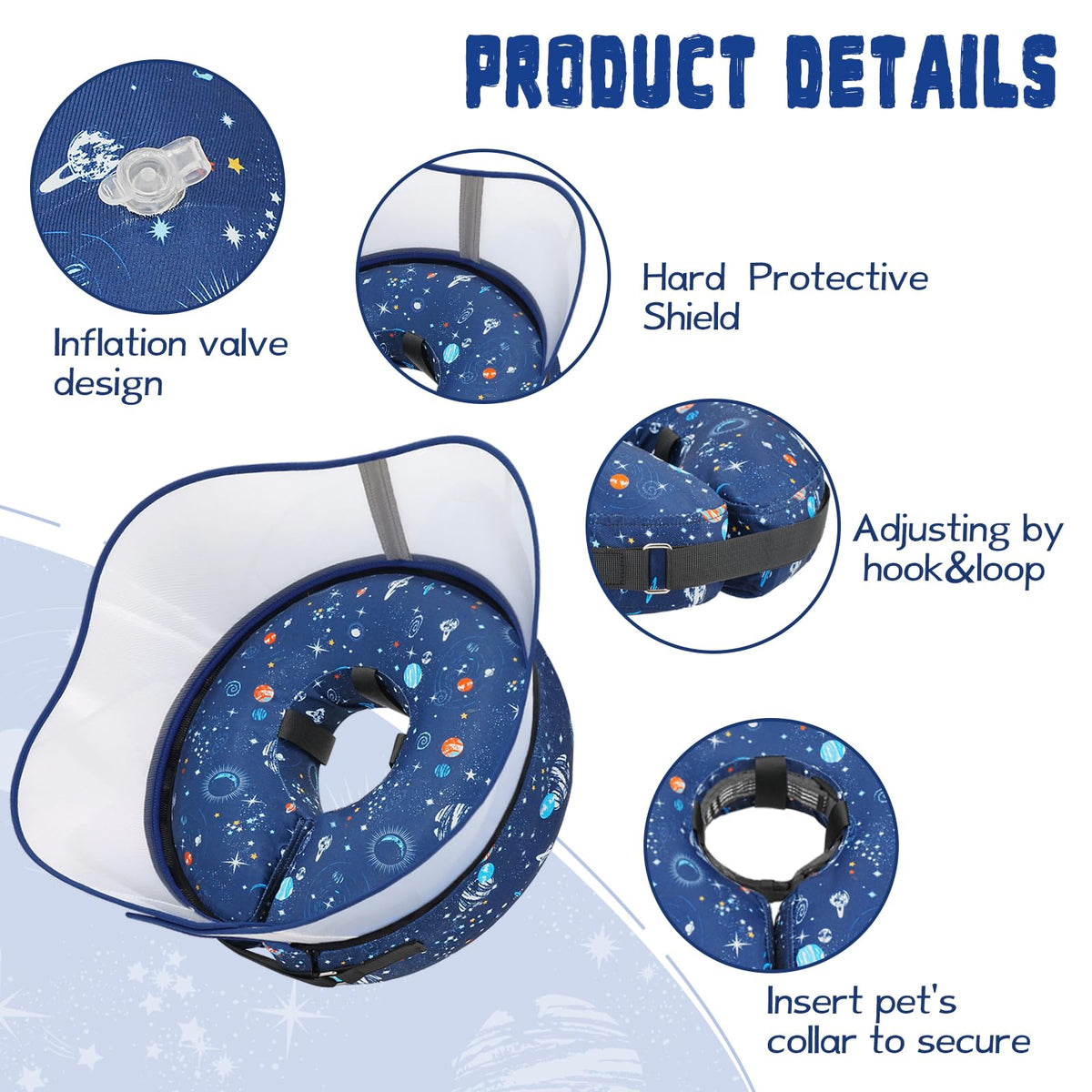 Inflatable Dog Cone Collar Y415