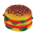 Vinyl Hamburger Dog Toy with Squeaker D50682