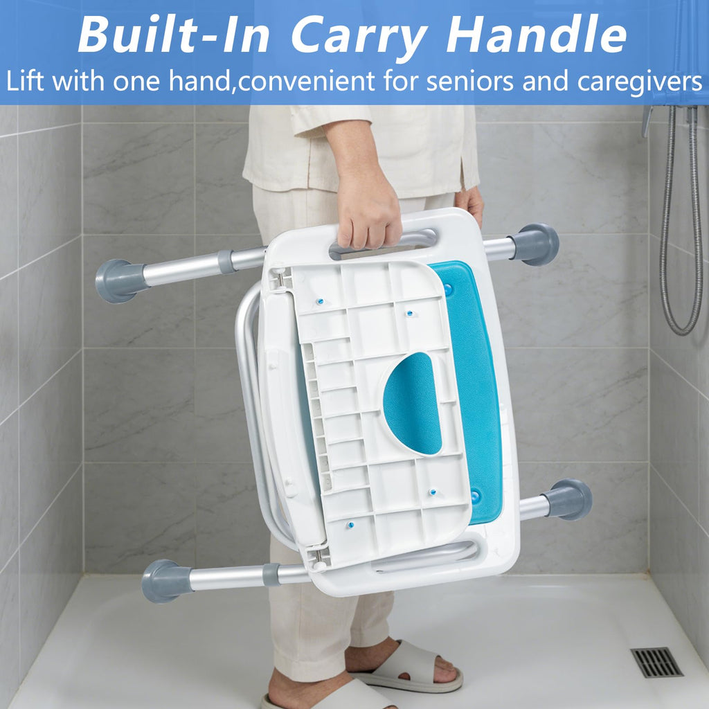Folding Shower Chair with EVA Padded Seat B586098