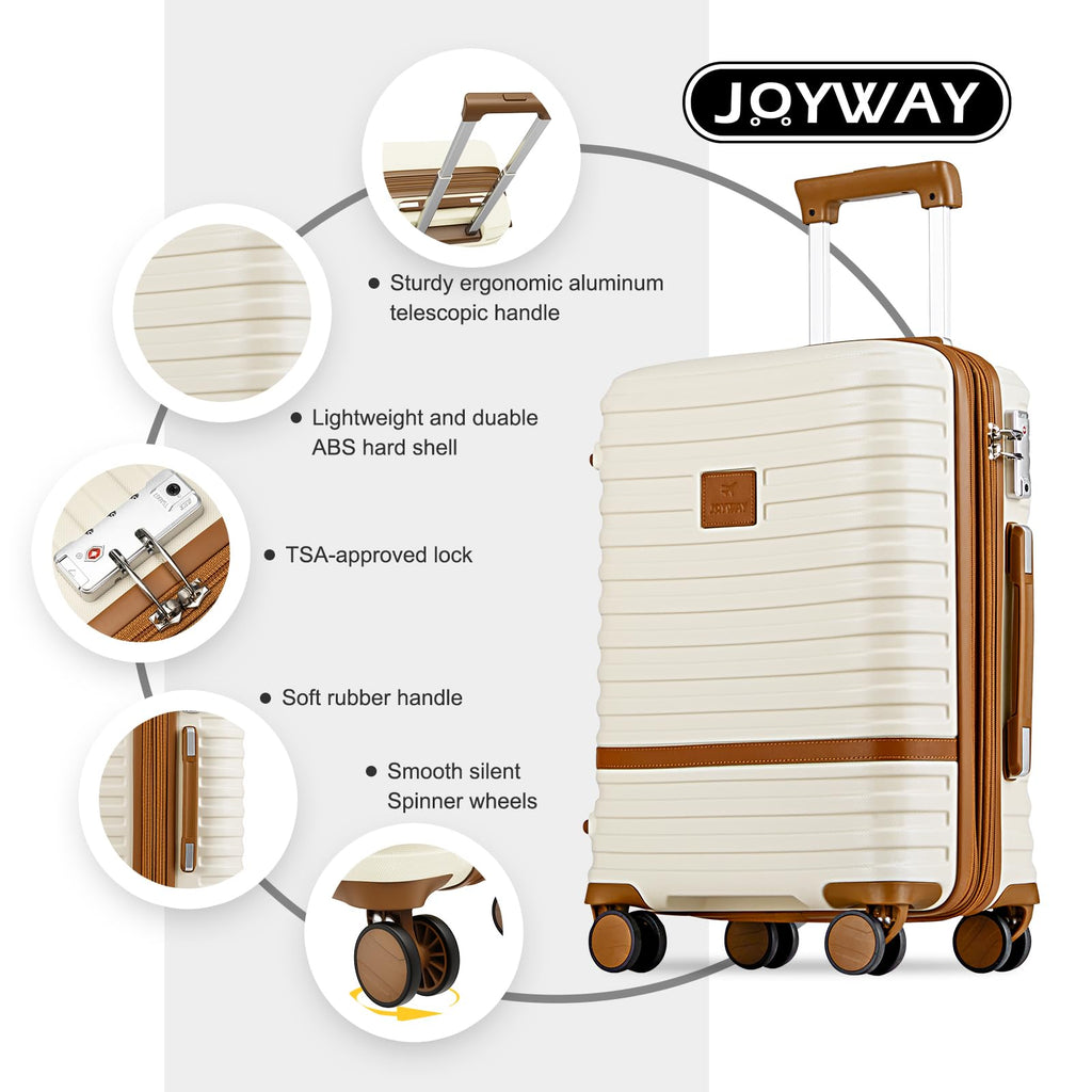 20 Inch Expandable Spinner Wheel Hard Shell Luggage Set with TSA Lock W6235