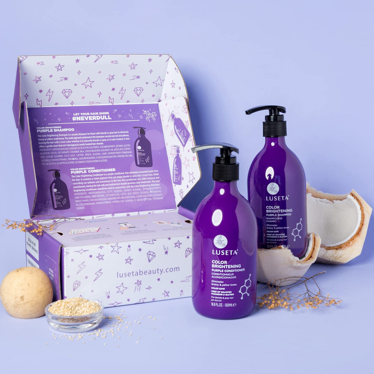 Purple Shampoo & Conditioner Set 16.9 oz N990039