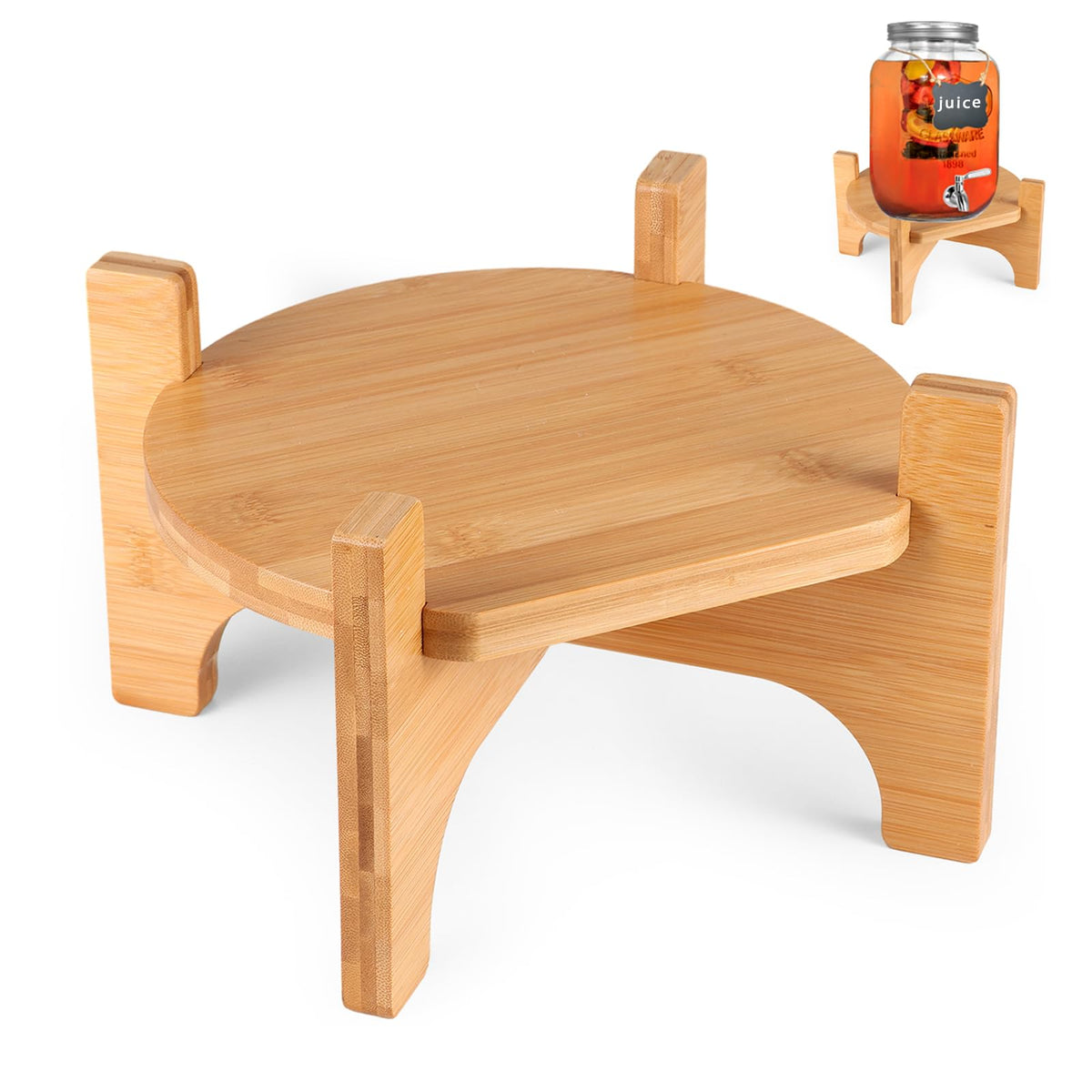 Bamboo Drink Dispenser Stand A700