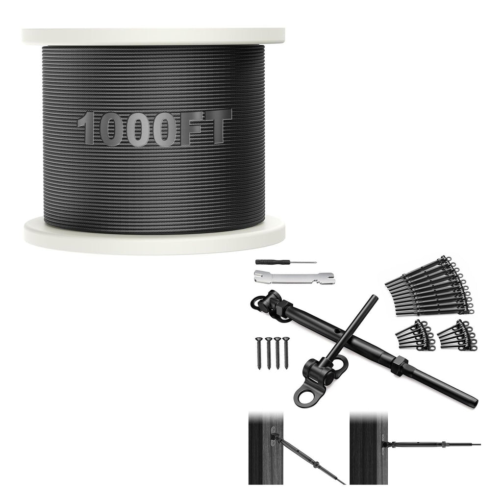 Black Cable Railing Kit F32586