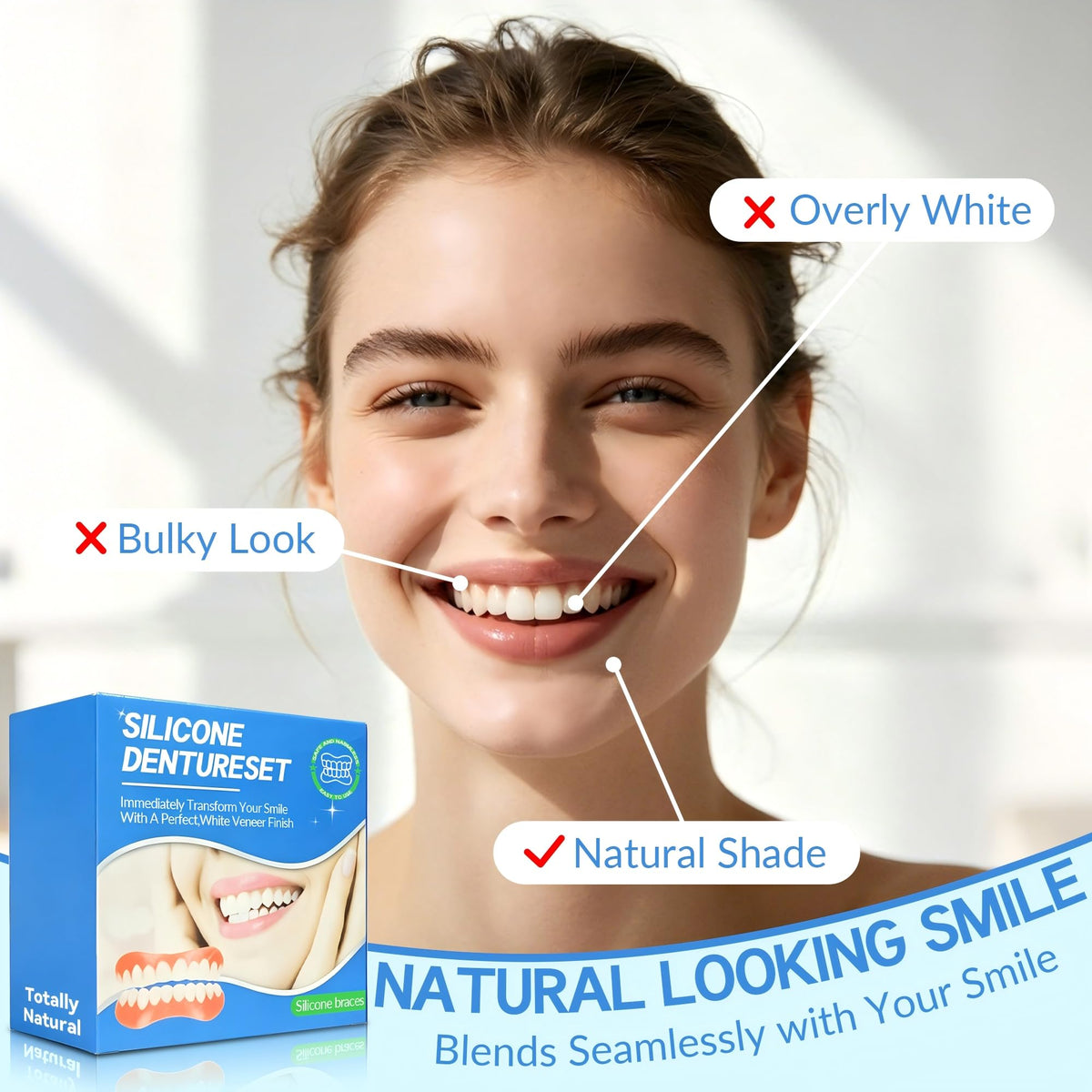 Moldable False Teeth Kit with Upper & Lower Set K895412