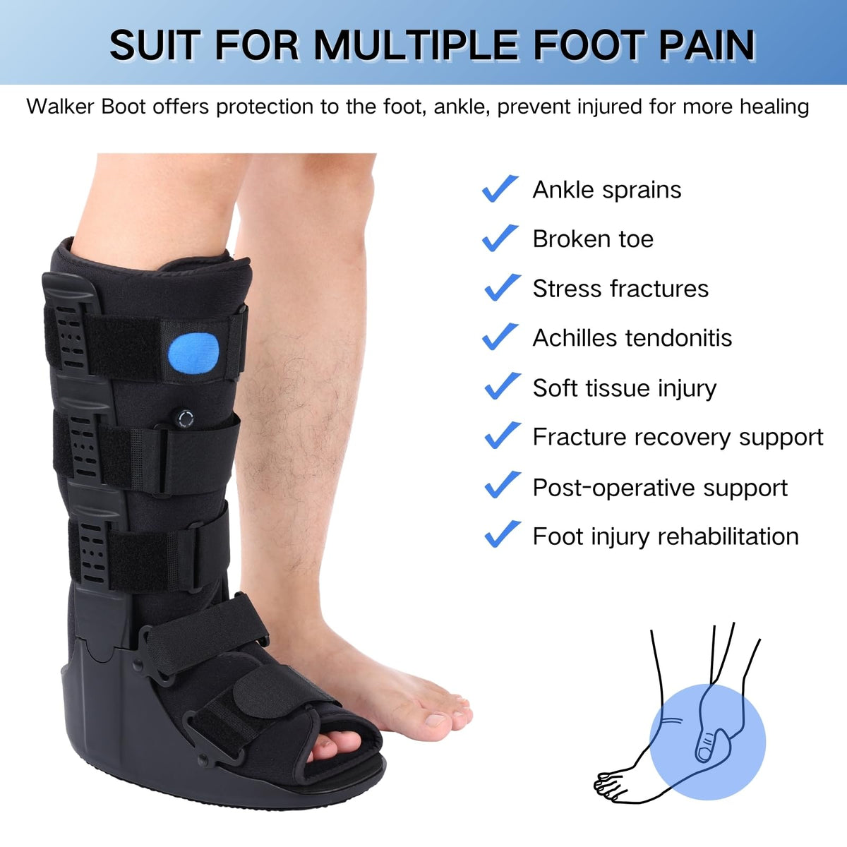 Small Inflatable Walking Boot Z7886