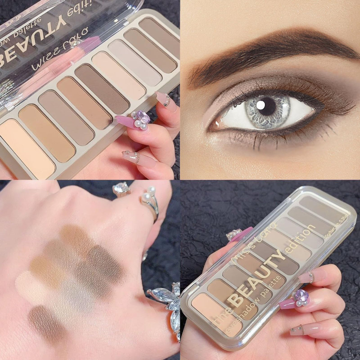 Mini Neutral Nude Matte Eyeshadow Palette C940