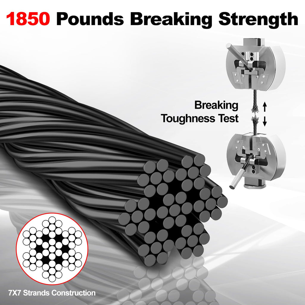 Black Cable Railing Kit F32586