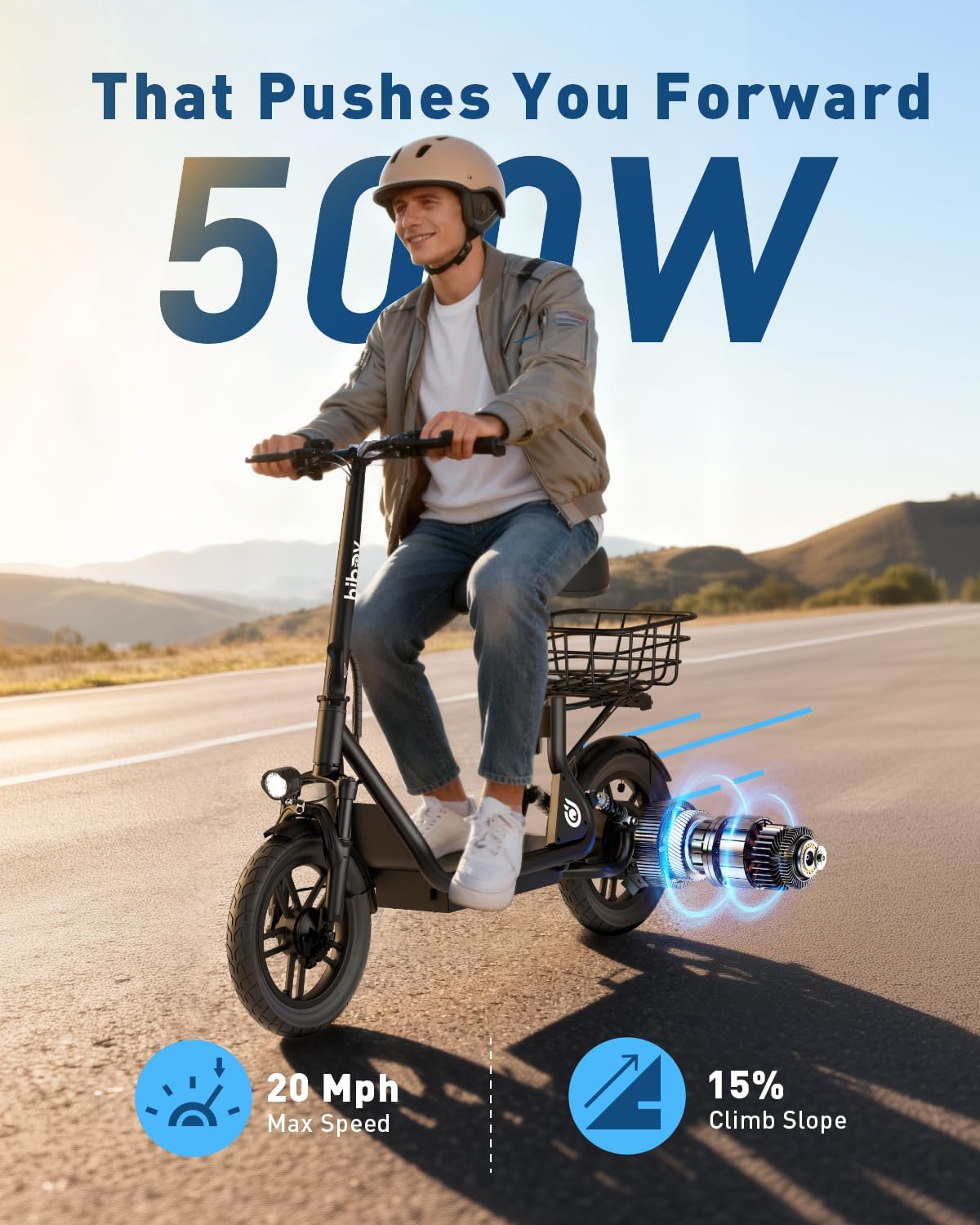 Electric Scooter with Seat X3513
