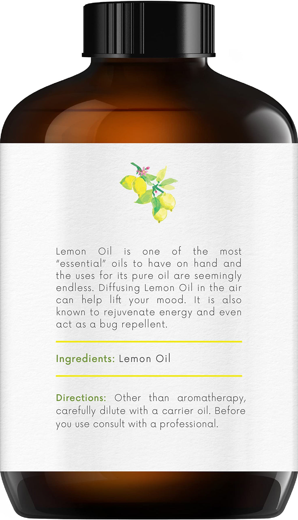 Lemon Peppermint Lavender Essential Oil Set 4 Fl. Oz E304