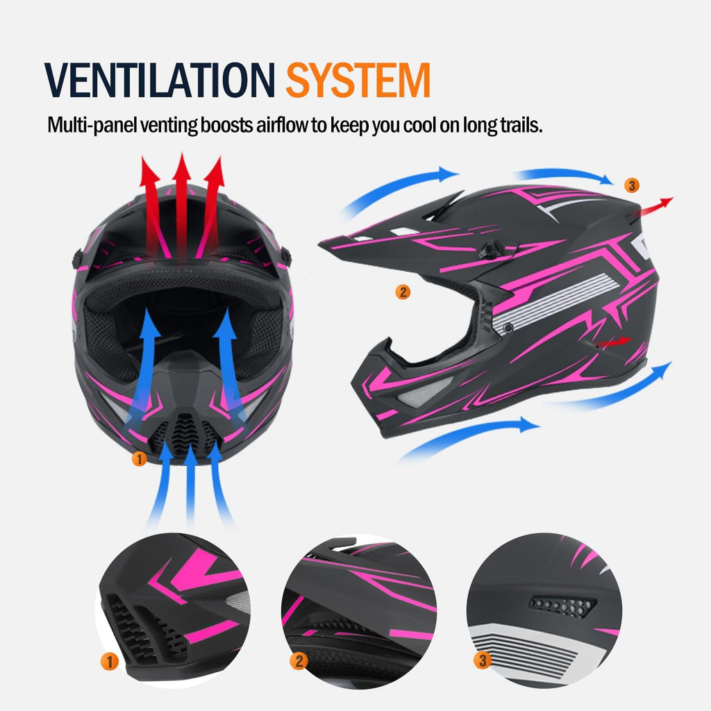 DOT Approved Motocross Helmet L356836
