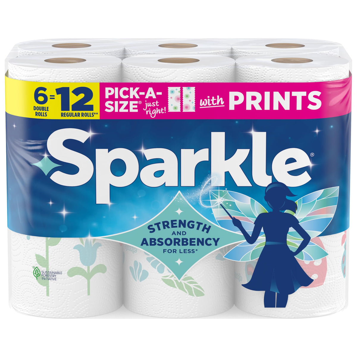 2-Ply Paper Towels, 6 Double Rolls Q5478