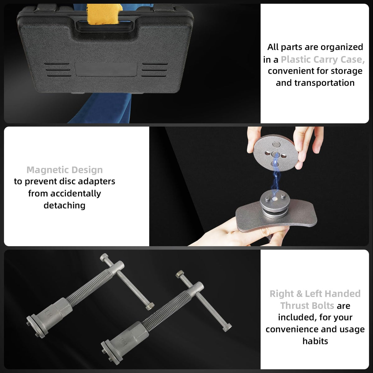 24pcs Disc Brake Caliper Compression Tool Kit L51610