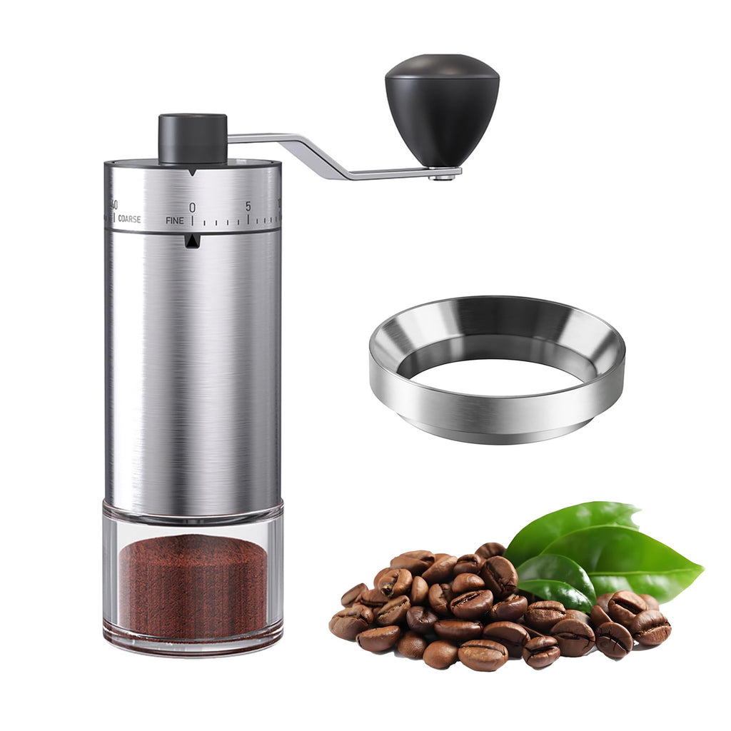 Manual Coffee Bean Grinder with Ceramic Conical Burr D6404
