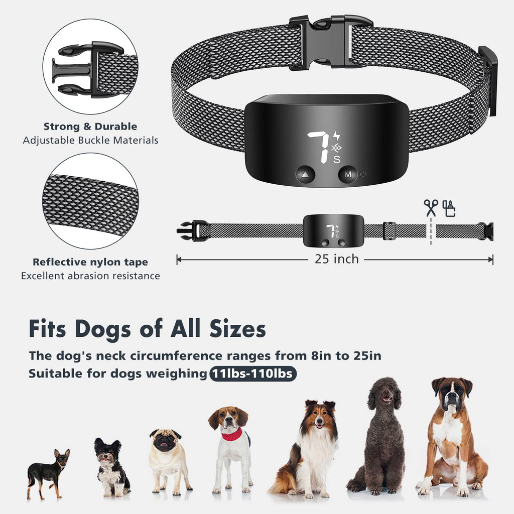 Rechargeable Anti Barking Training Collar B1212