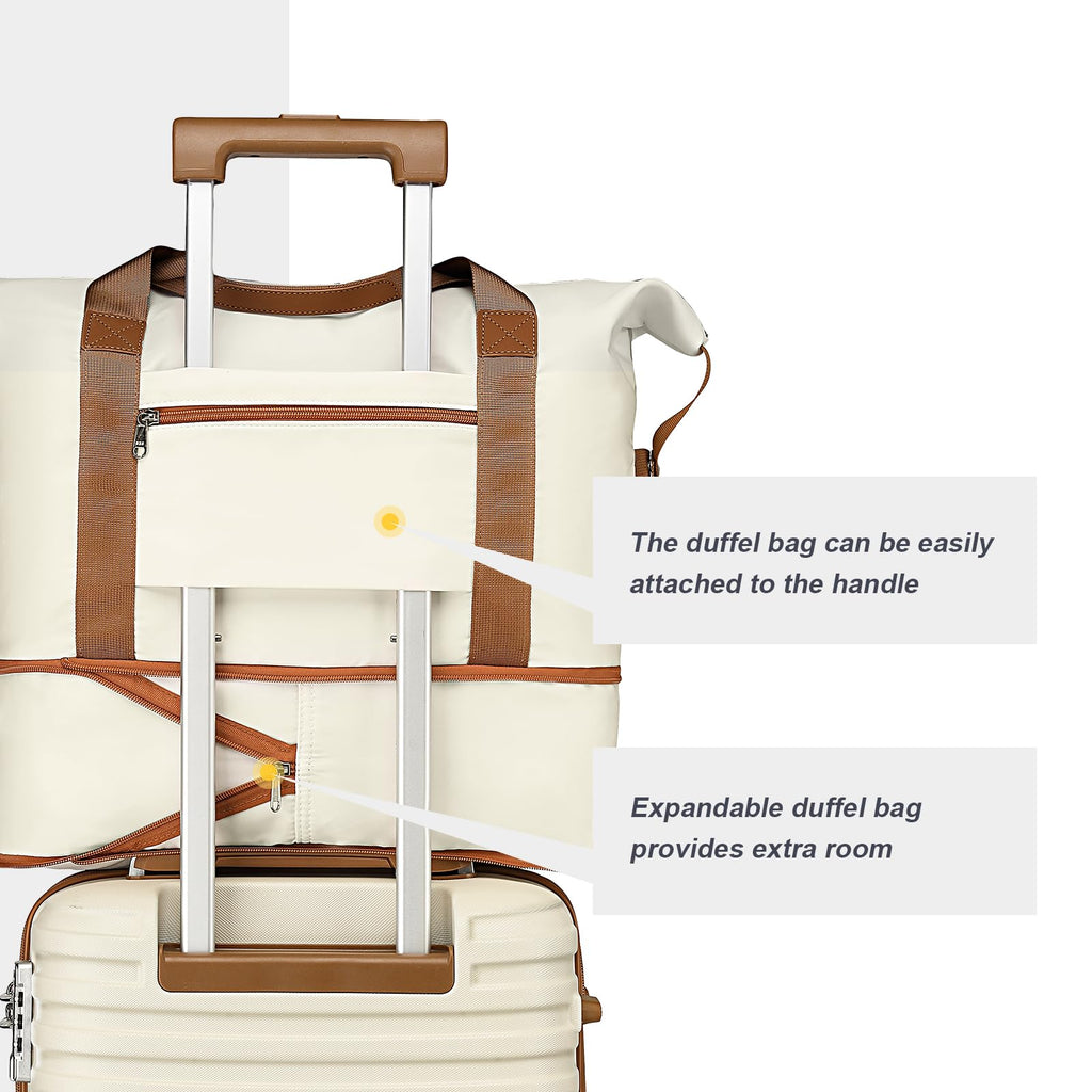 20 Inch Expandable Spinner Wheel Hard Shell Luggage Set with TSA Lock W6235