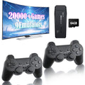 Plug and Play Retro Game Console with 4K HDMI Output, 2.4G Wireless Controllers, 64GB Memory Card Z3181