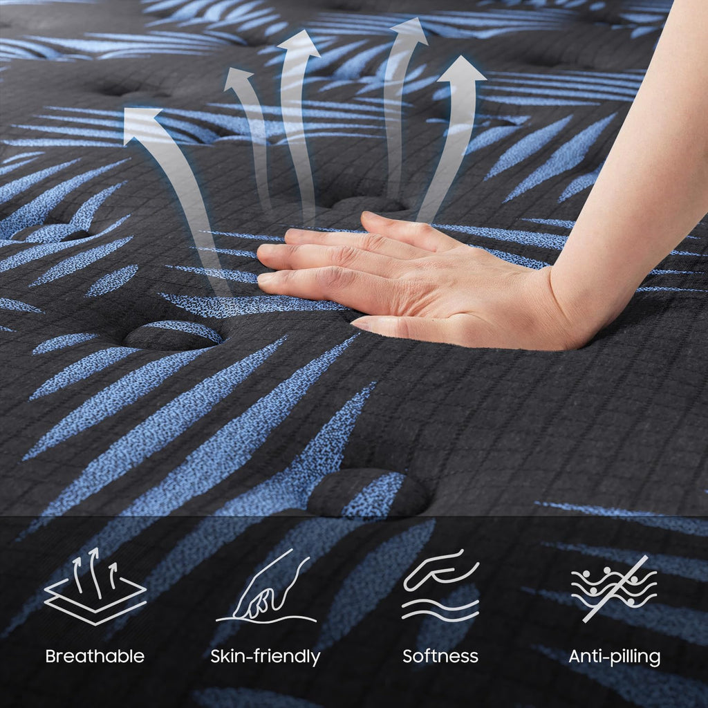10 Inch Full Medium Firm Hybrid Mattress in a Box A29934