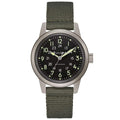 Men's Stainless Steel Automatic Watch with Green NATO Strap W662591