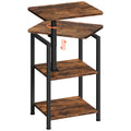 360° Swivel 3-Tier Side Table with Storage A7832