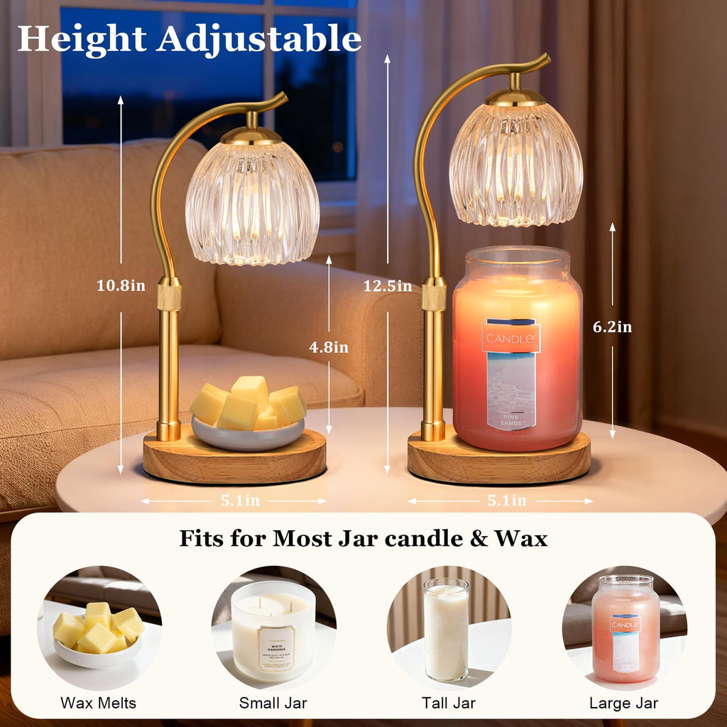 Candle Warmer Lamp with 2 Bulbs T316593