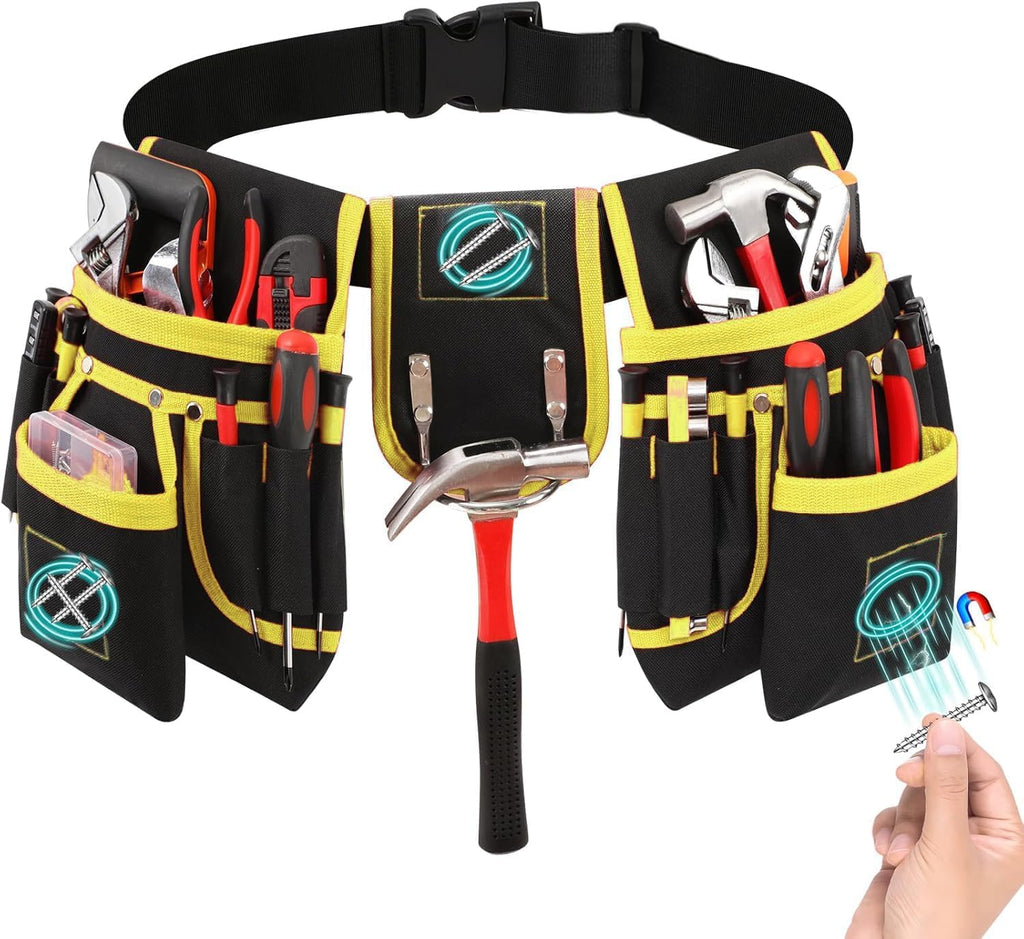 27 Pocket Tool Belt with 3 Magnetic Zones G192