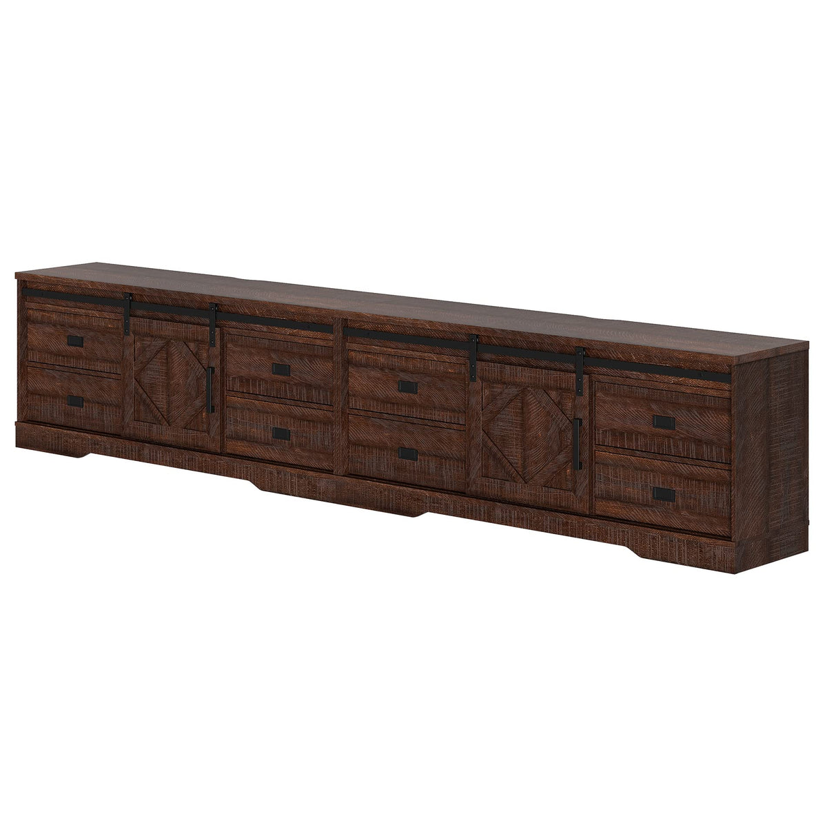 60 inch Farmhouse TV Stand with Drawers & Storage Cabinet Z600063