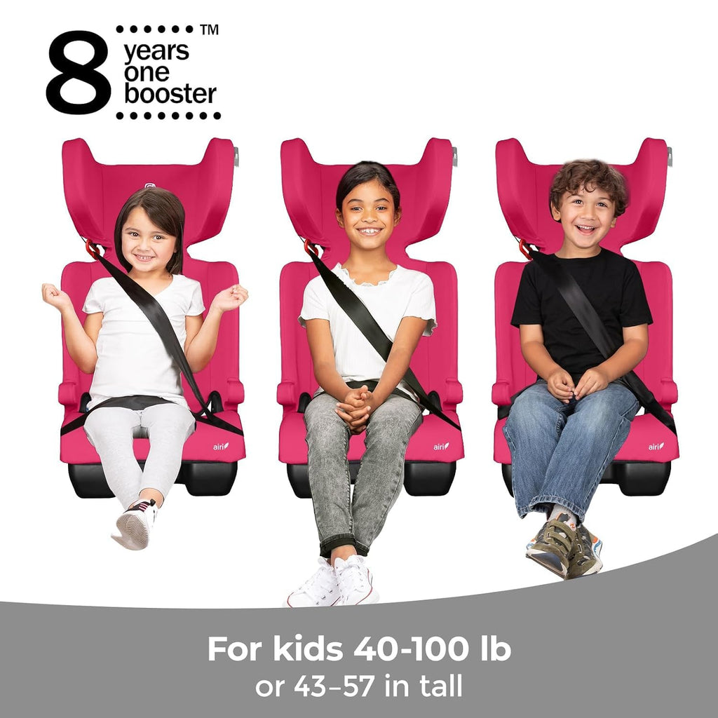 Pink Foldable High Back Booster Seat M73120