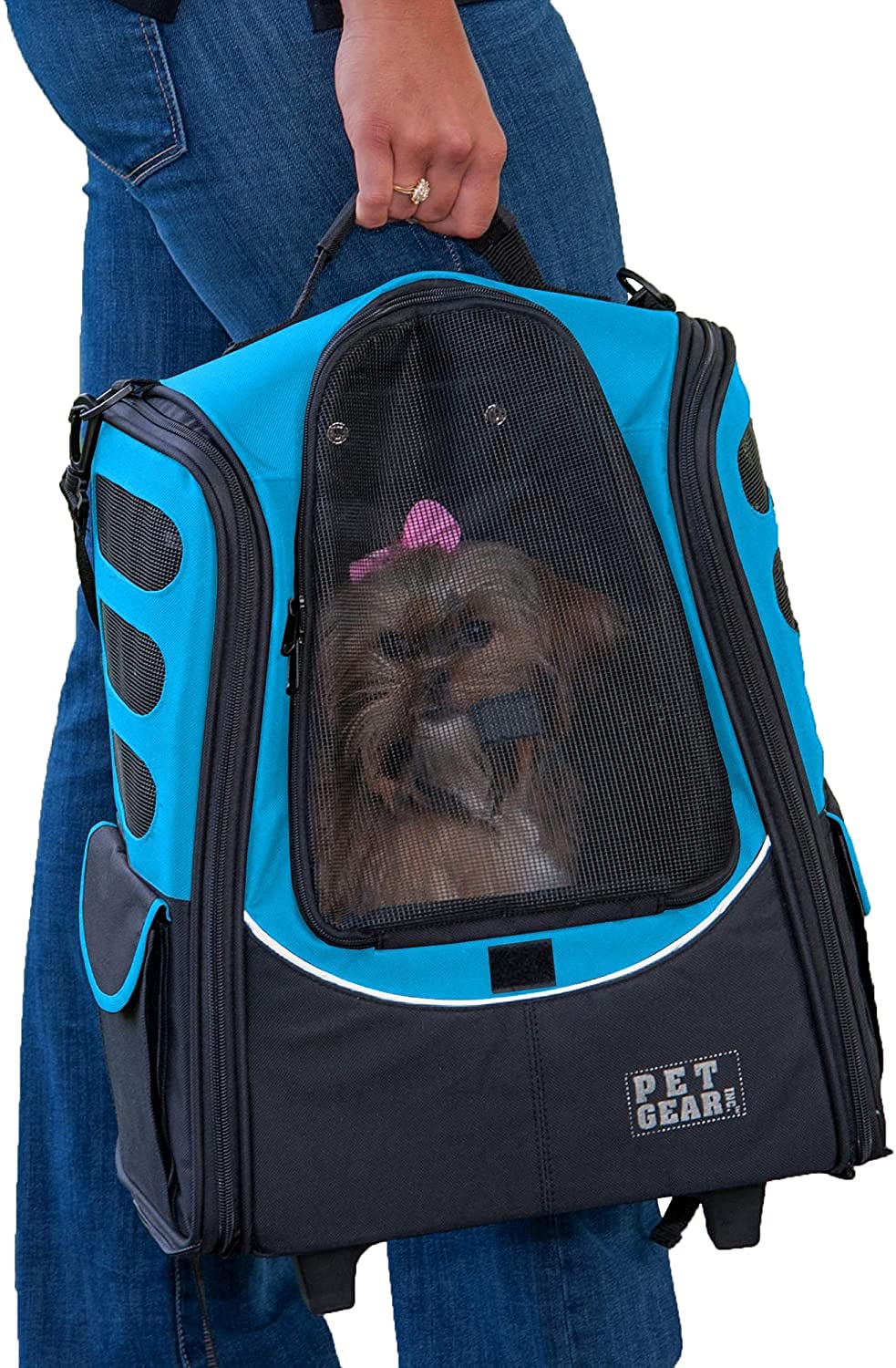 Ocean Blue Pet Backpack J3497
