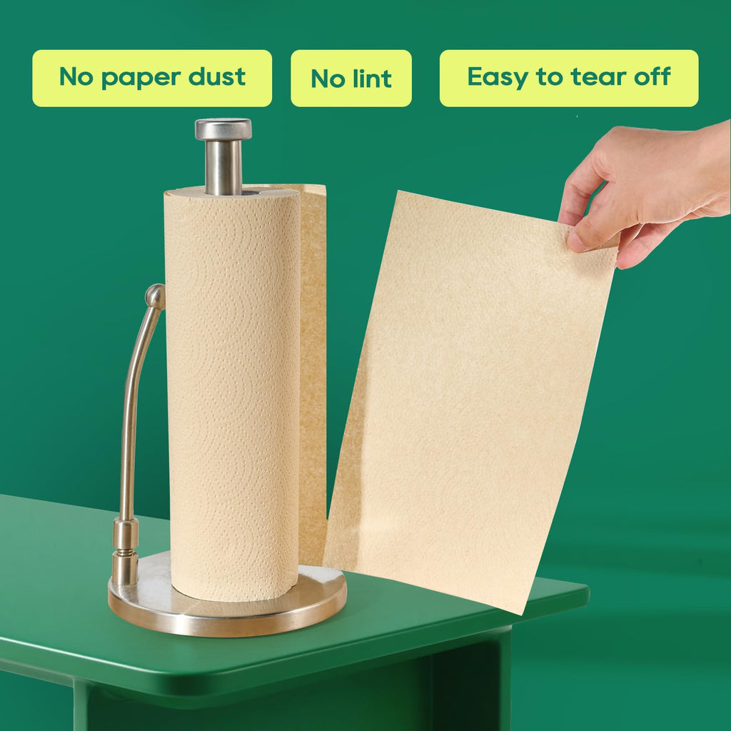 Bamboo Paper Towels, 8 Rolls, 2 Ply 120 Sheets U3116