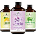 Lemon Peppermint Lavender Essential Oil Set 4 Fl. Oz E304