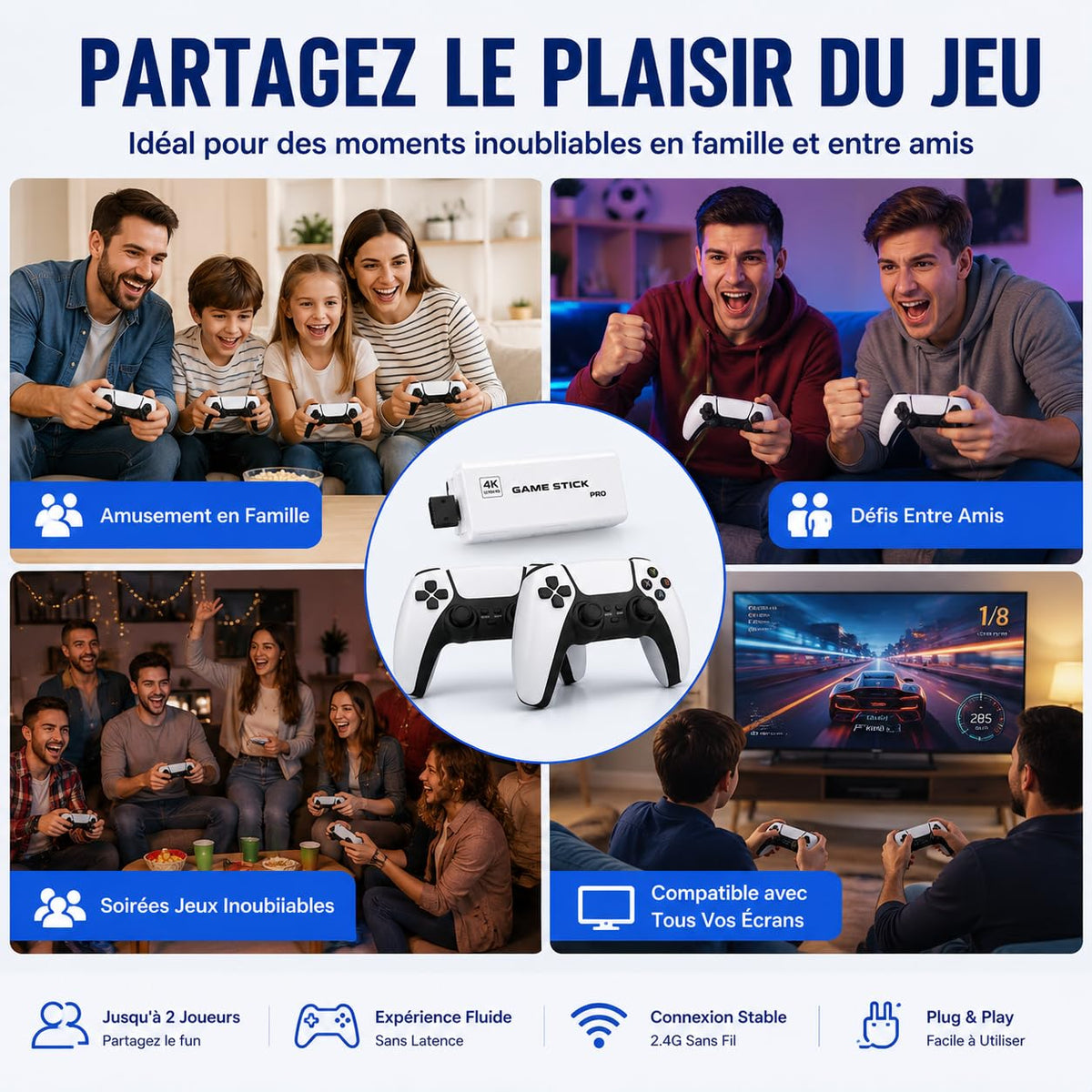 Retro Gaming Console 4K HDMI with 20,000+ Built-in Classic Video Games K35059