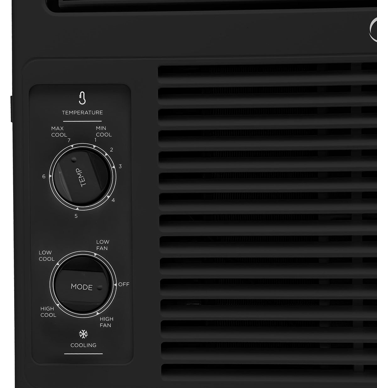 5,000 BTU Mechanical Window Air Conditioner, Black T922
