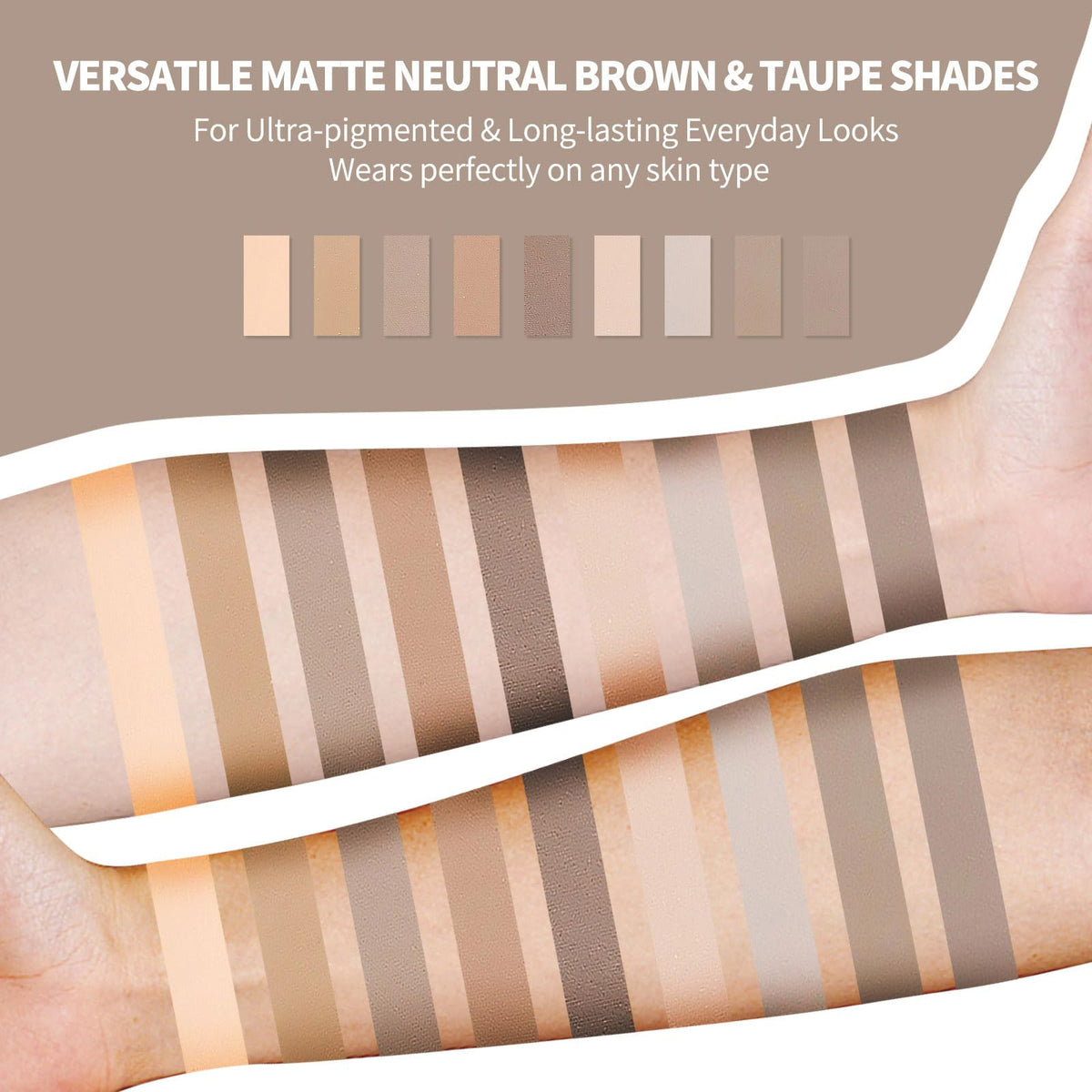 Mini Neutral Nude Matte Eyeshadow Palette C940