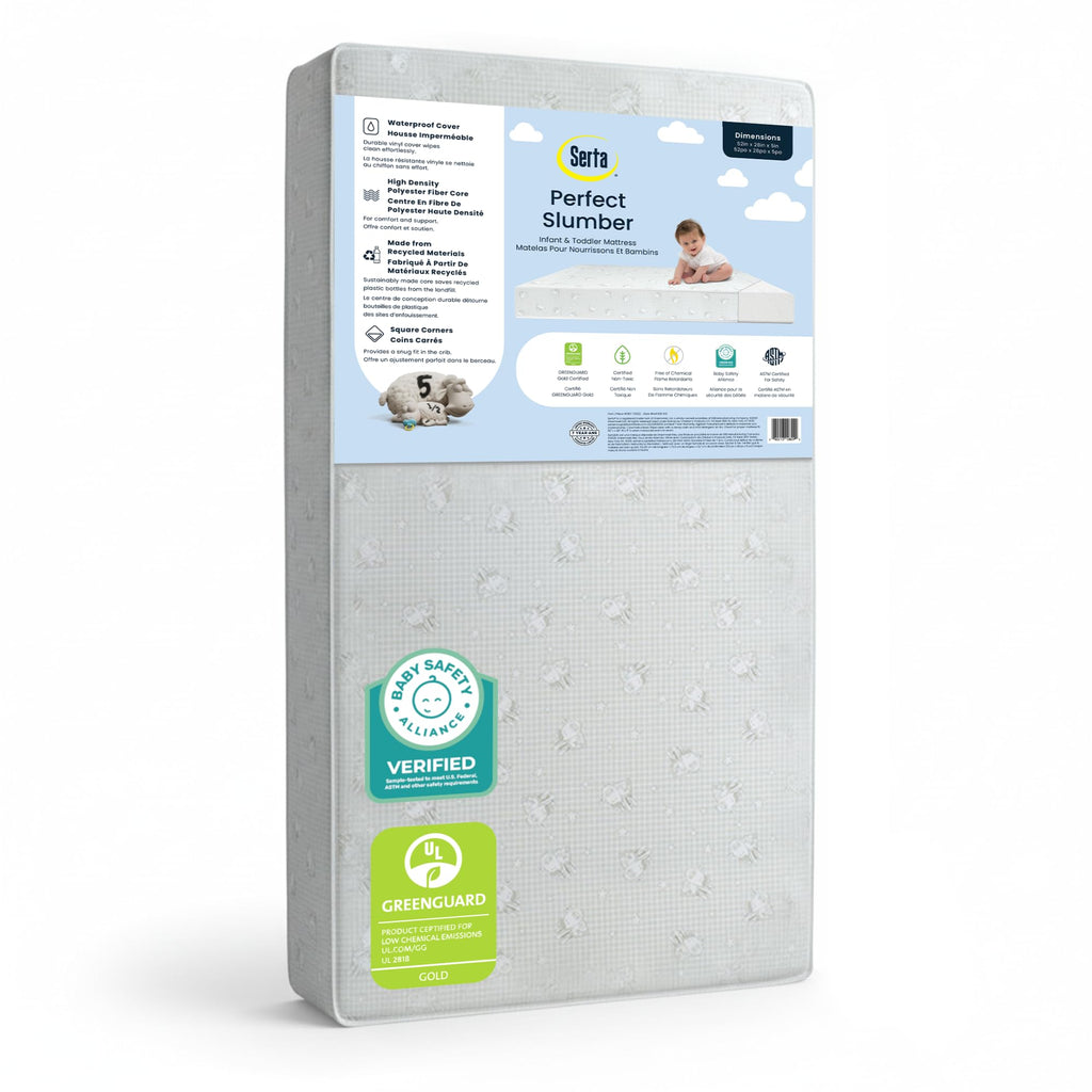Waterproof Hypoallergenic Crib and Toddler Mattress S385101