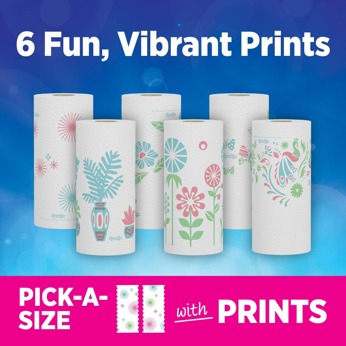 2-Ply Paper Towels, 6 Double Rolls Q5478