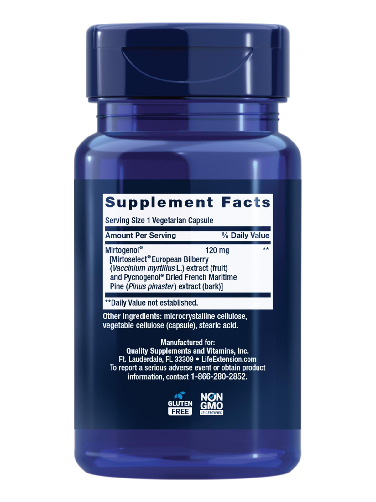 Eye Pressure Support with Mirtogenol, 30 Capsules B5567
