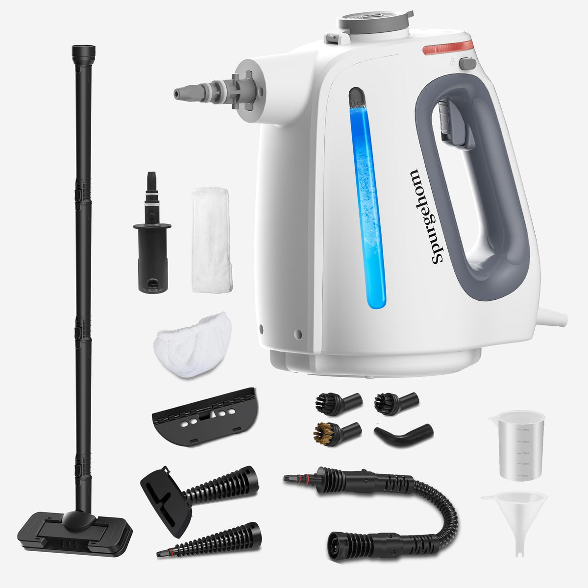 1350W Handheld Steam Cleaner with 15-Pc Accessories & 550ML Tank G320075