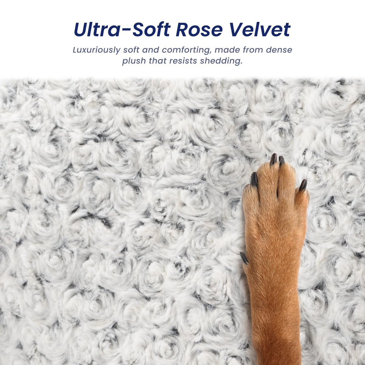 3.5" Thick Plush Non-Slip Dog Bed Mat P525