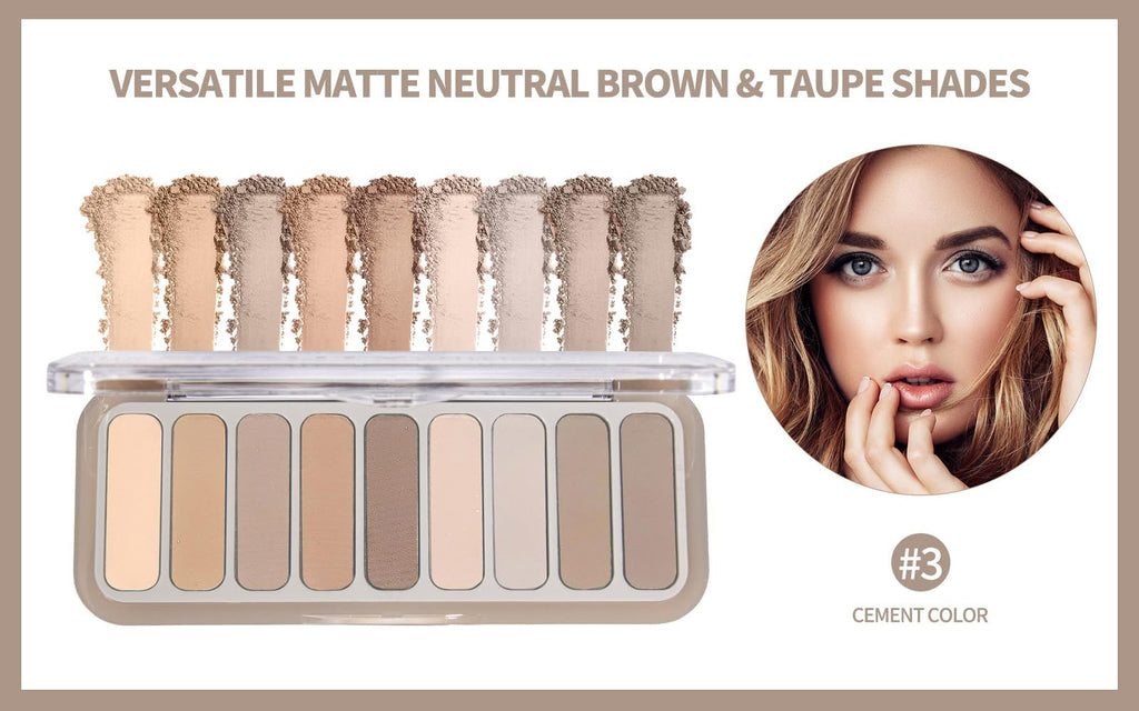 Mini Neutral Nude Matte Eyeshadow Palette C940