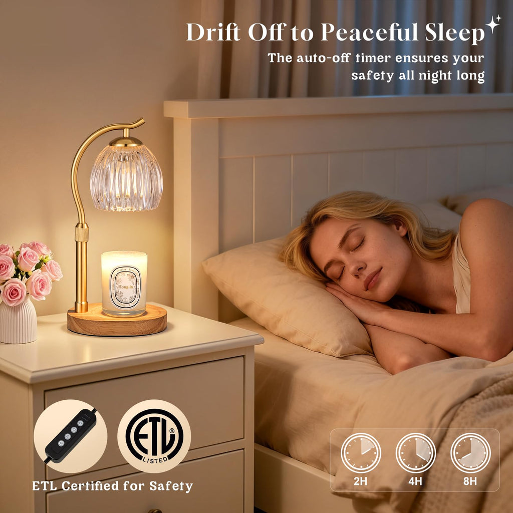 Candle Warmer Lamp with 2 Bulbs T316593