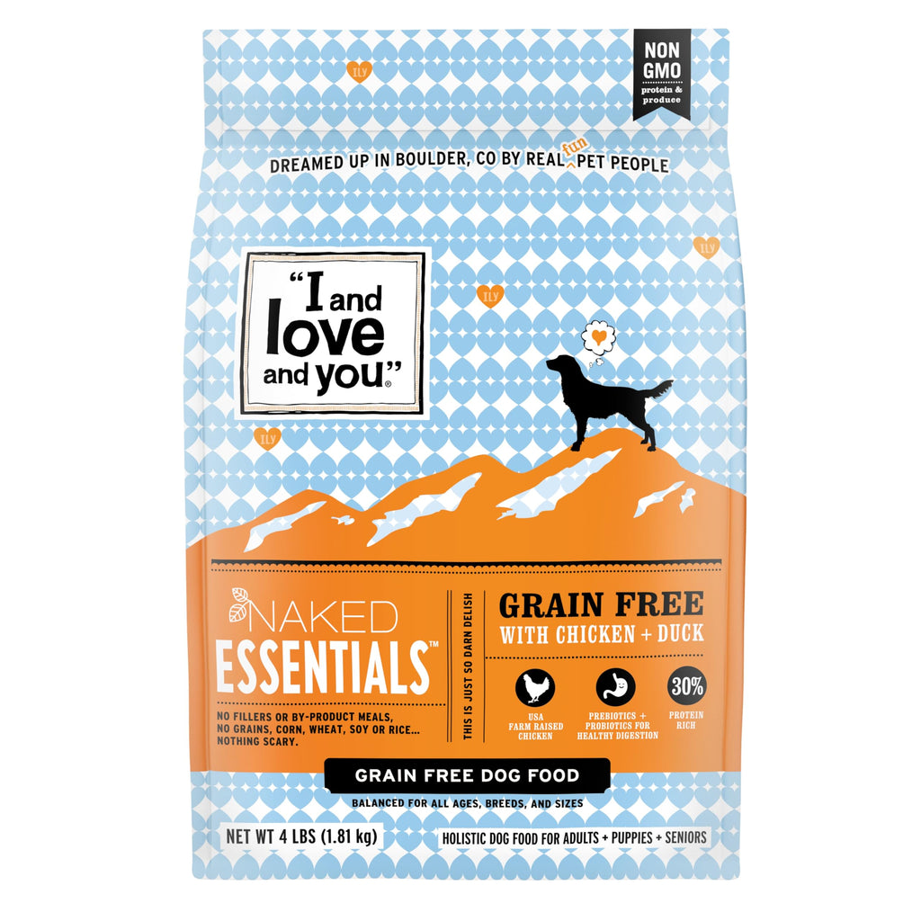 Chicken Duck Dry Dog Food 4lb Bag A715349