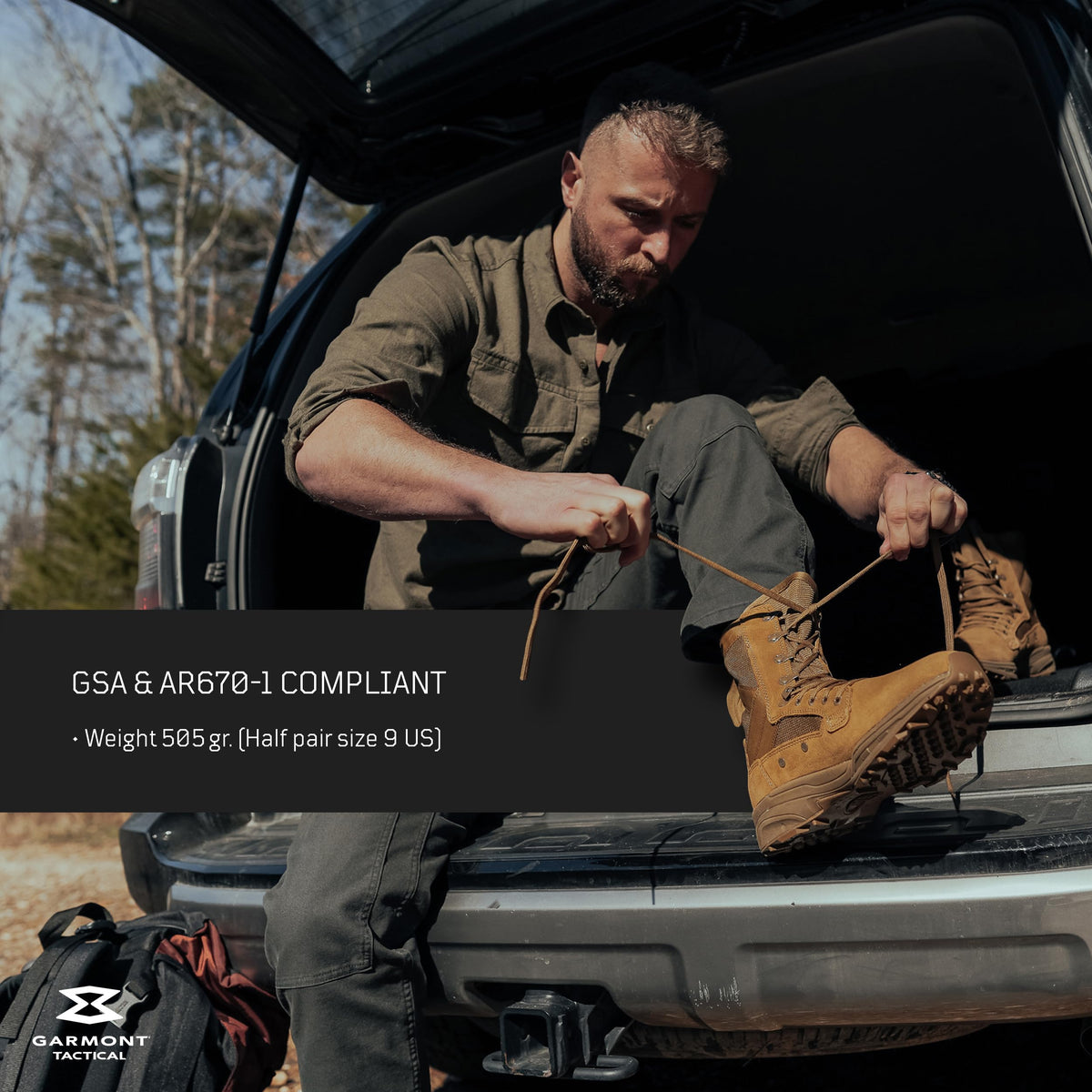 Coyote Suede Combat Boots S626