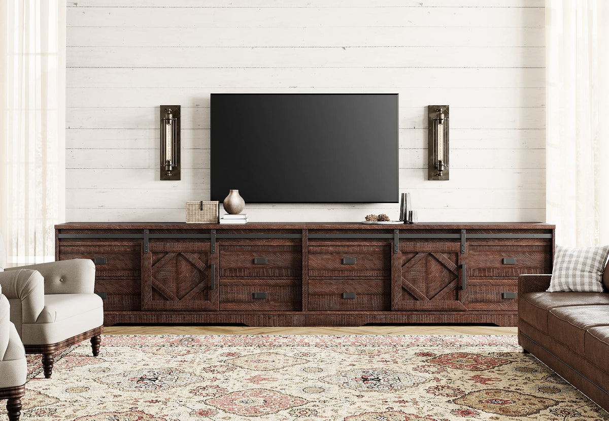60 inch Farmhouse TV Stand with Drawers & Storage Cabinet Z600063
