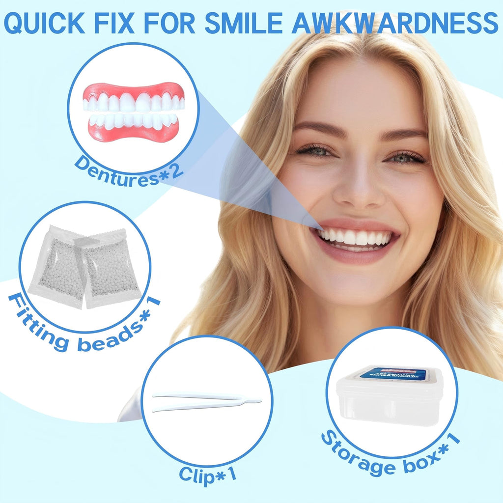 Moldable False Teeth Kit with Upper & Lower Set K895412